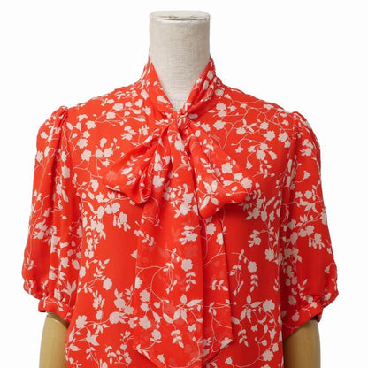 Celine Blouse 34 Hedi Slimane Era All Silk Bowtie Ribbon