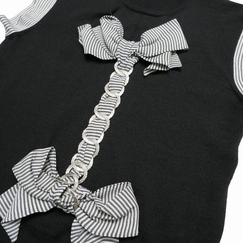 Chanel Knit Cashmere Silk Ribbon Sweater