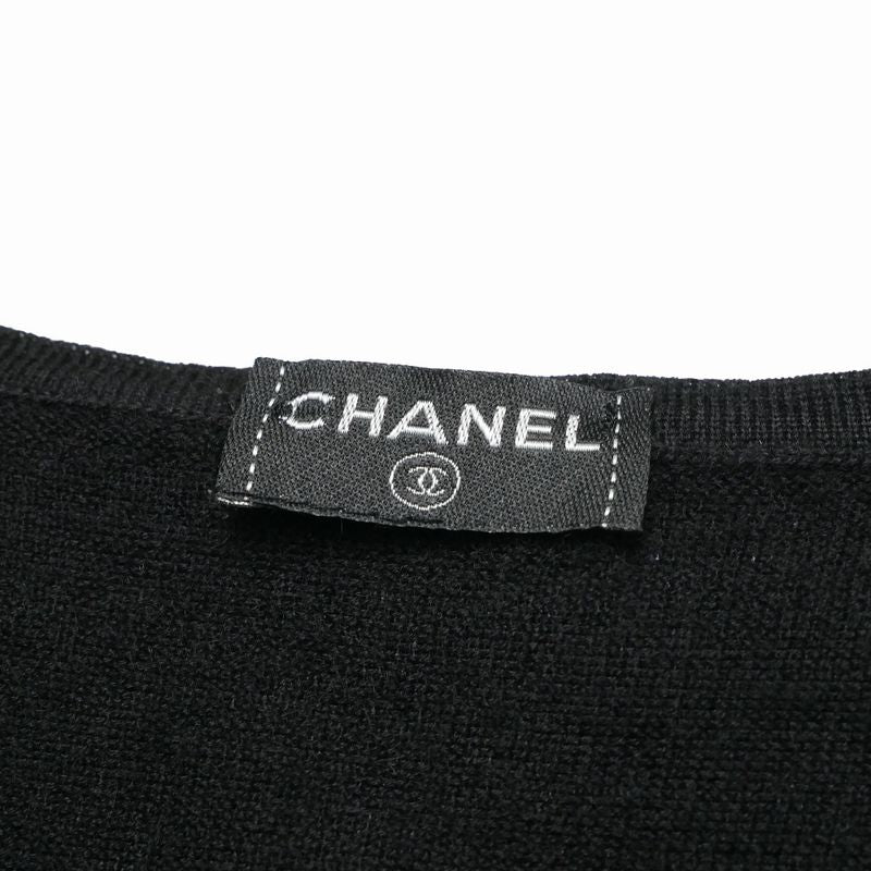 Chanel Knit Cashmere Silk Ribbon Sweater