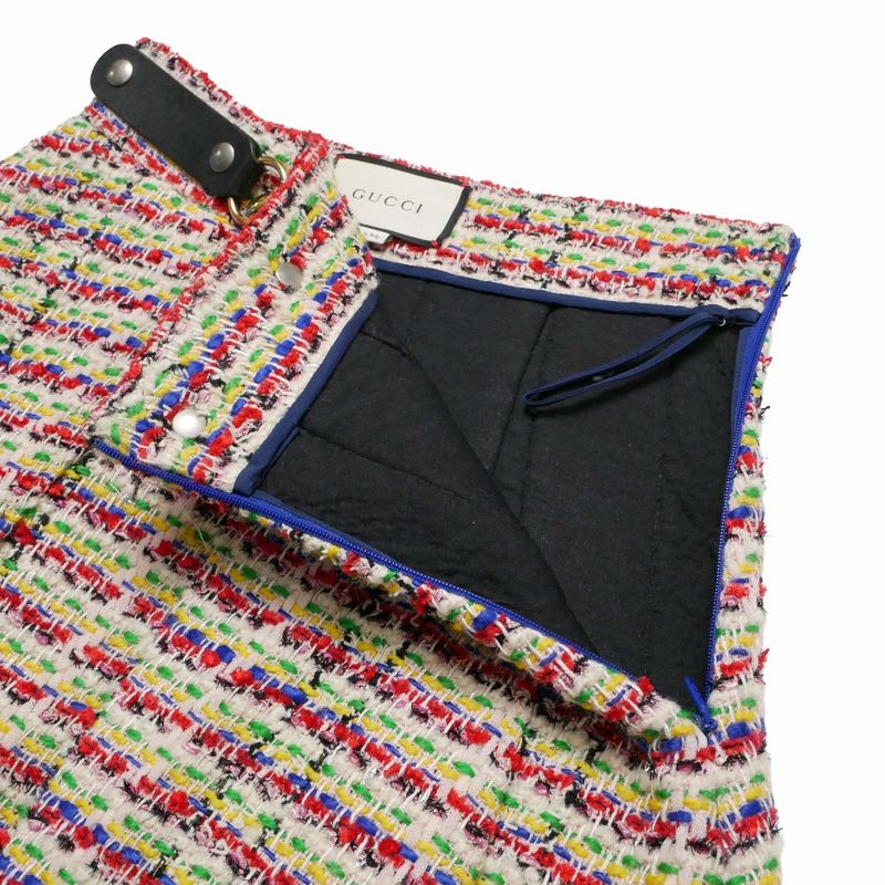 Gucci Skirt Horsebit Tweed