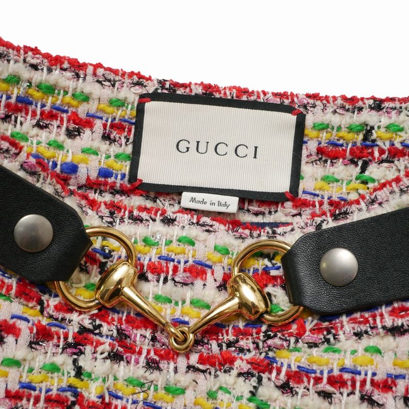 Gucci Skirt Horsebit Tweed