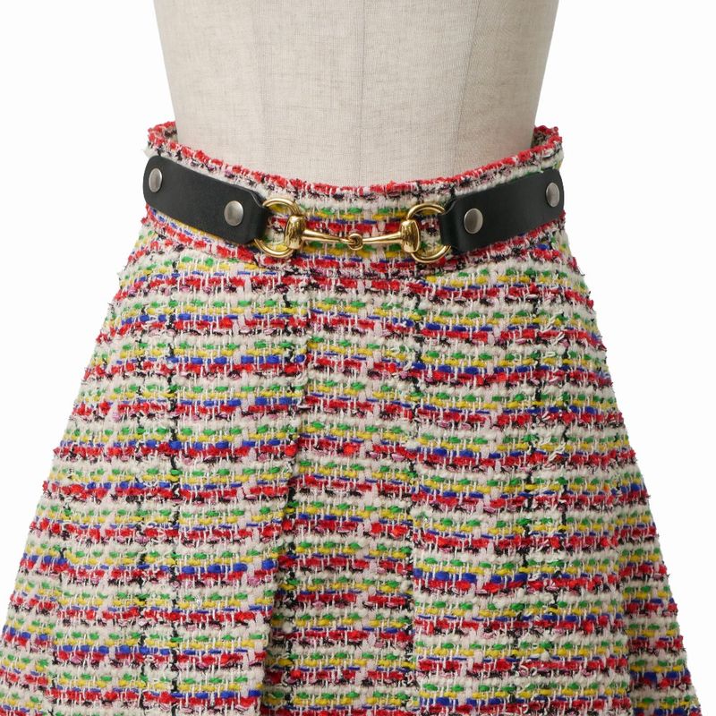 Gucci Skirt Horsebit Tweed