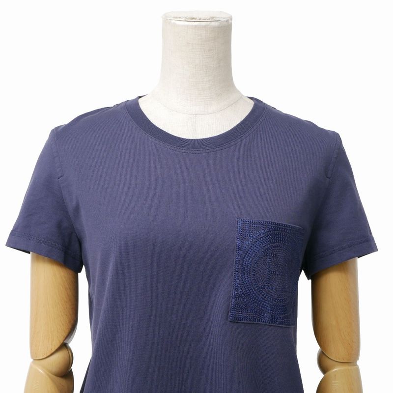 Hermes Short Sleeve T-Shirt 36 Hlogo Crew