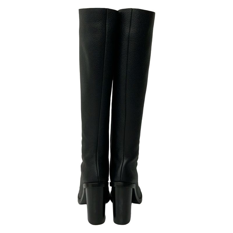 Balenciaga Long Boots 39 Black Leather