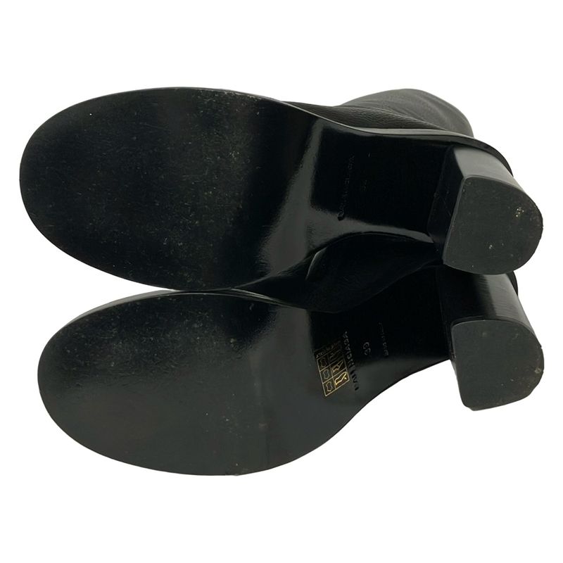 Balenciaga Long Boots 39 Black Leather