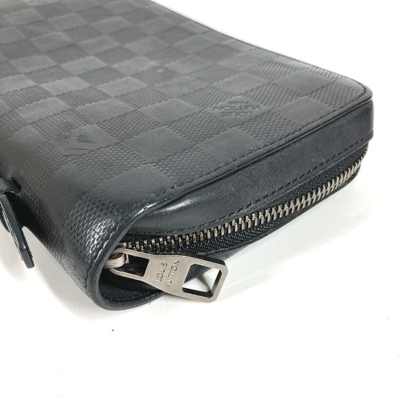 Louis Vuitton Wallet Zippy XL Damier Infini Leather Black