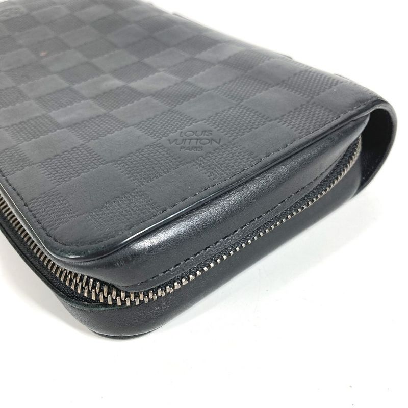 Louis Vuitton Wallet Zippy XL Damier Infini Leather Black