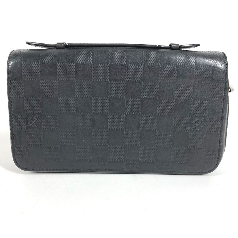 Louis Vuitton Wallet Zippy XL Damier Infini Leather Black