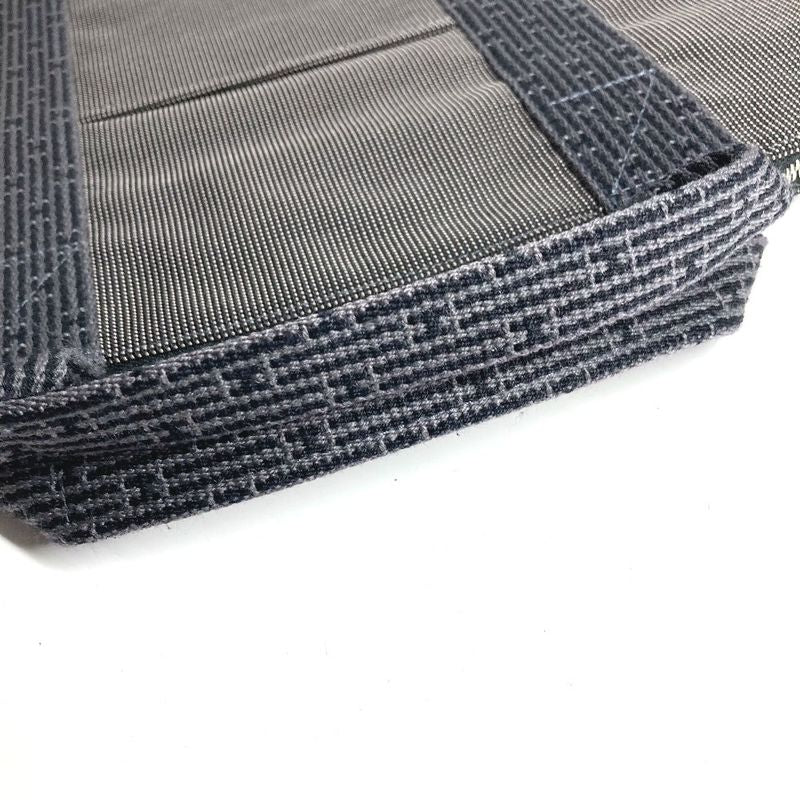 Hermes Handbag Flat Big Business Bag Canvas Gray