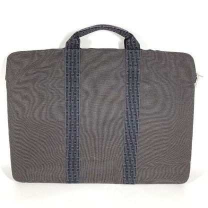 Hermes Handbag Flat Big Business Bag Canvas Gray