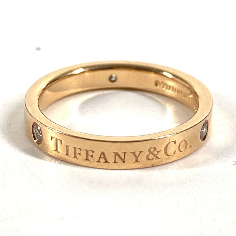 Tiffany & Co Ring Flat Band Diamond Yellow