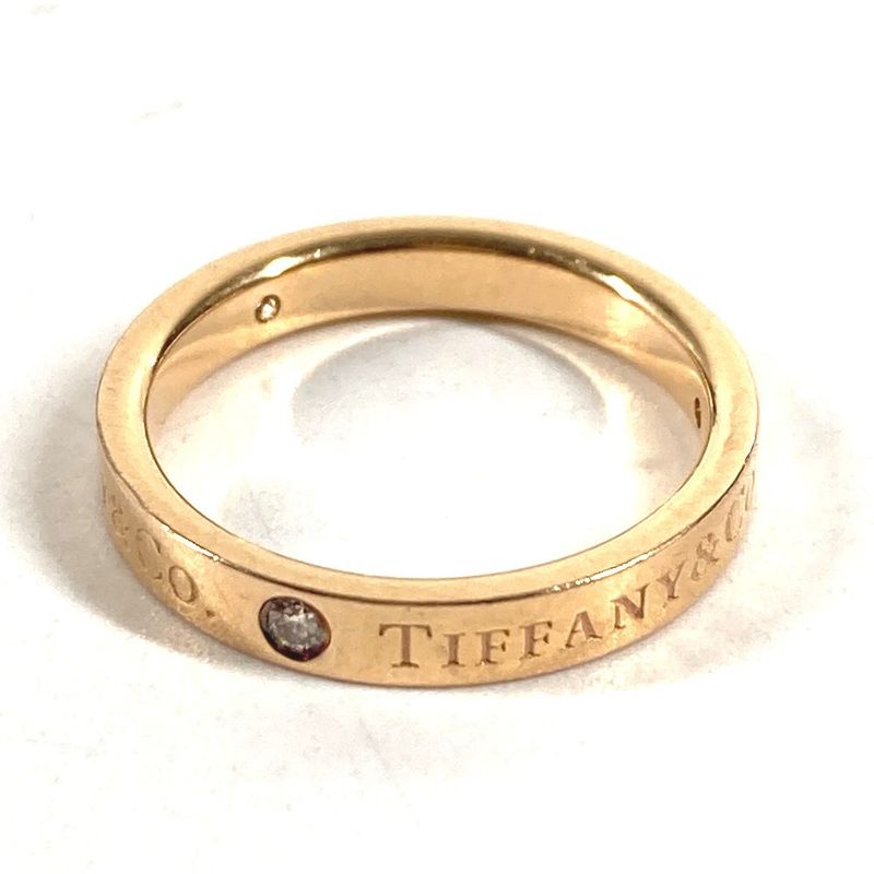 Tiffany & Co Ring Flat Band Diamond Yellow