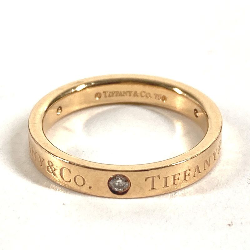 Tiffany & Co Ring Flat Band Diamond Yellow