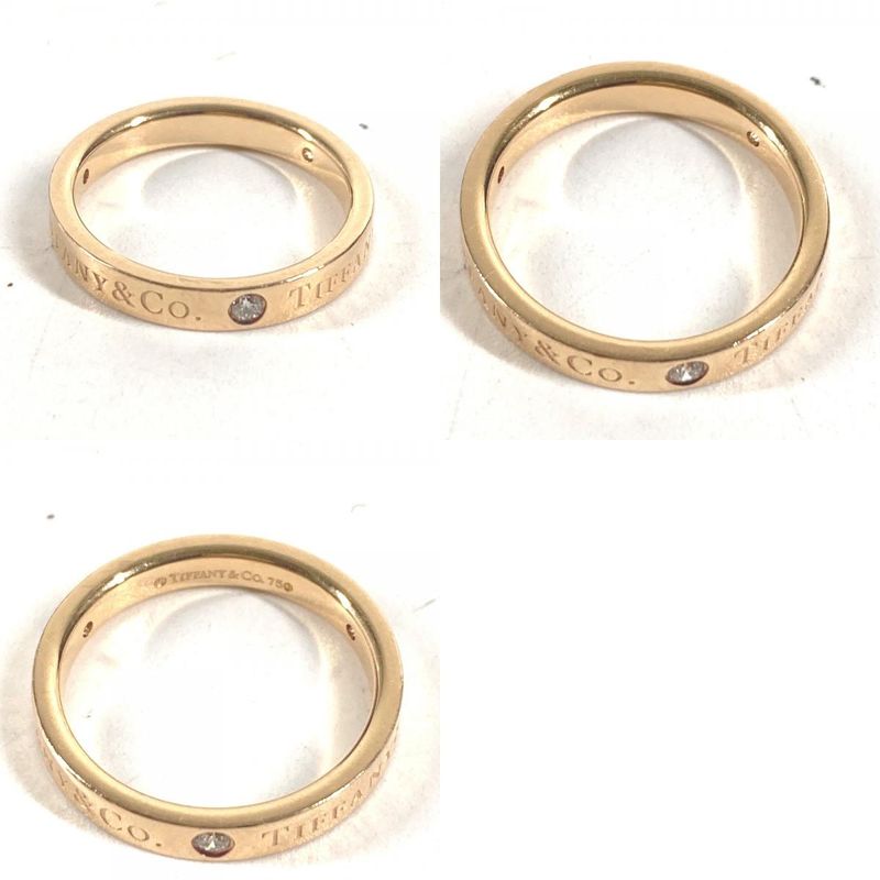 Tiffany & Co Ring Flat Band Diamond Yellow