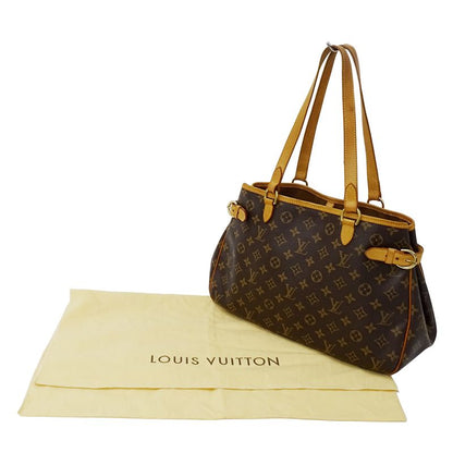 Louis Vuitton Monogram Tote Shoulder Bag Batignolles Oriental Brown Large