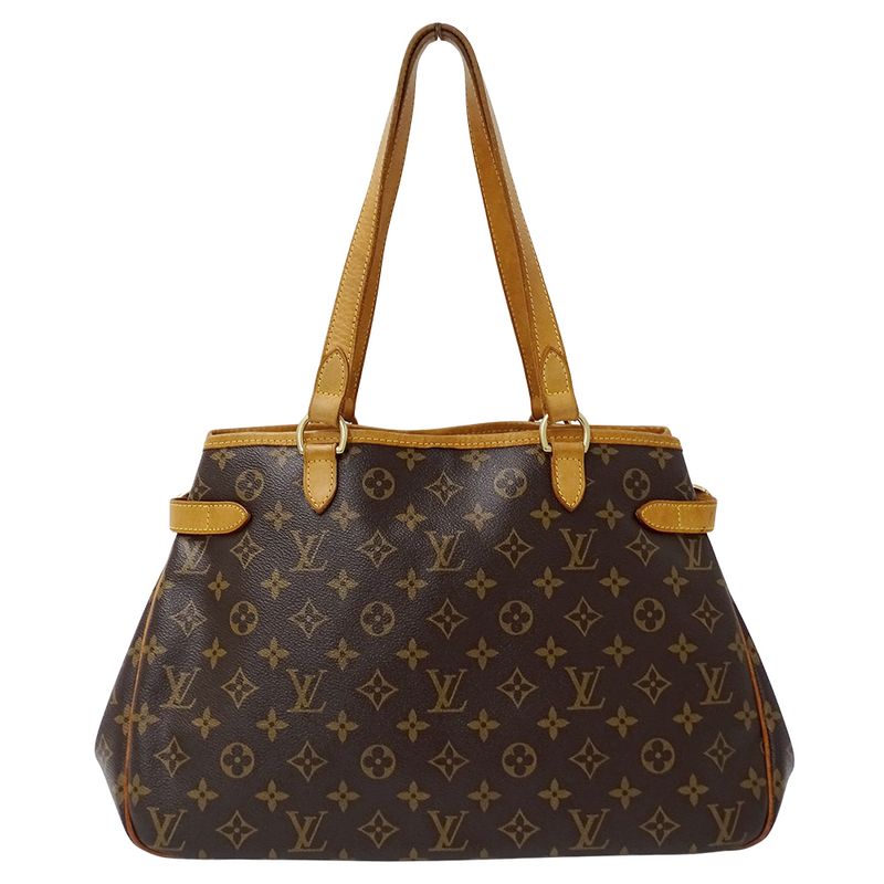 Louis Vuitton Monogram Tote Shoulder Bag Batignolles Oriental Brown Large