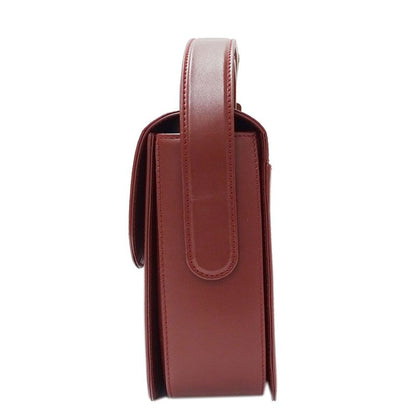 Cartier Shoulder Bag Must Have Leather Bordeaux Wine Red Going Out Crossbody