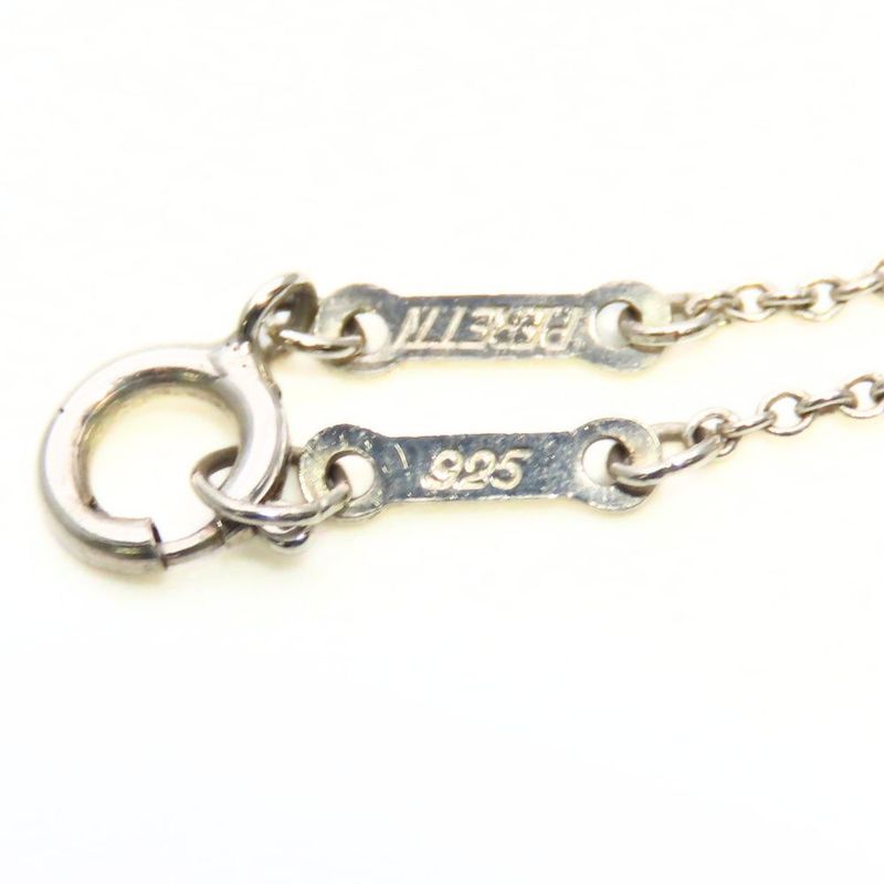 Tiffany & Co Necklace Curved Heart Silver Elsa Peretti