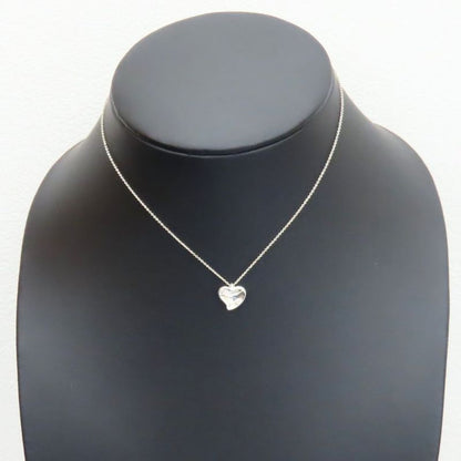 Tiffany & Co Necklace Curved Heart Silver Elsa Peretti