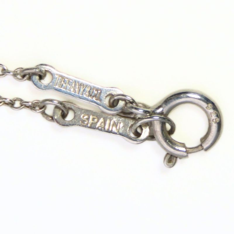Tiffany & Co Necklace Curved Heart Silver Elsa Peretti