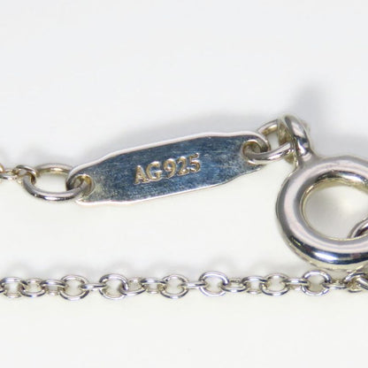 Tiffany & Co Necklace Return to Round Heart Silver Blue Pendant