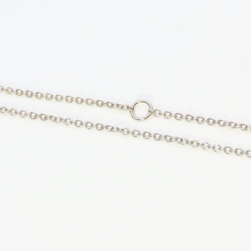 Tiffany & Co Necklace Return to Round Heart Silver Blue Pendant