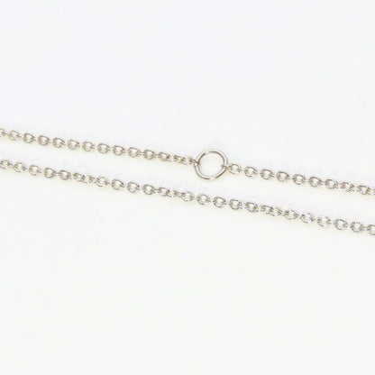 Tiffany & Co Necklace Return to Round Heart Silver Blue Pendant