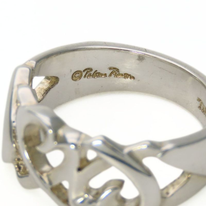 Tiffany & Co Ring Loving Heart Triple Silver Paloma Picasso
