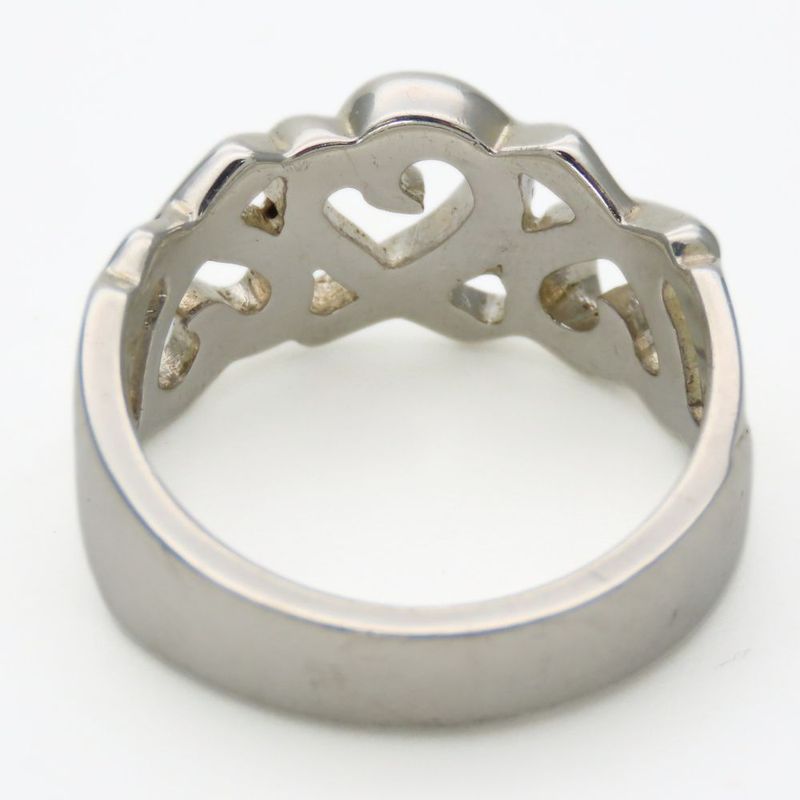 Tiffany & Co Ring Loving Heart Triple Silver Paloma Picasso