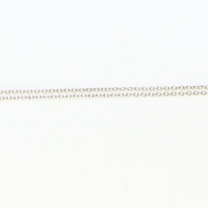 Tiffany & Co Necklace Return to Double Heart Silver Blue Mini Pendant