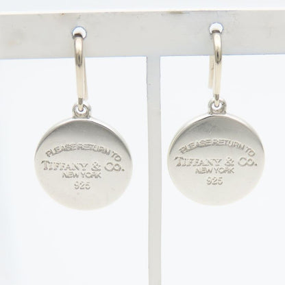 Tiffany & Co Earrings Return to Round Silver Hook