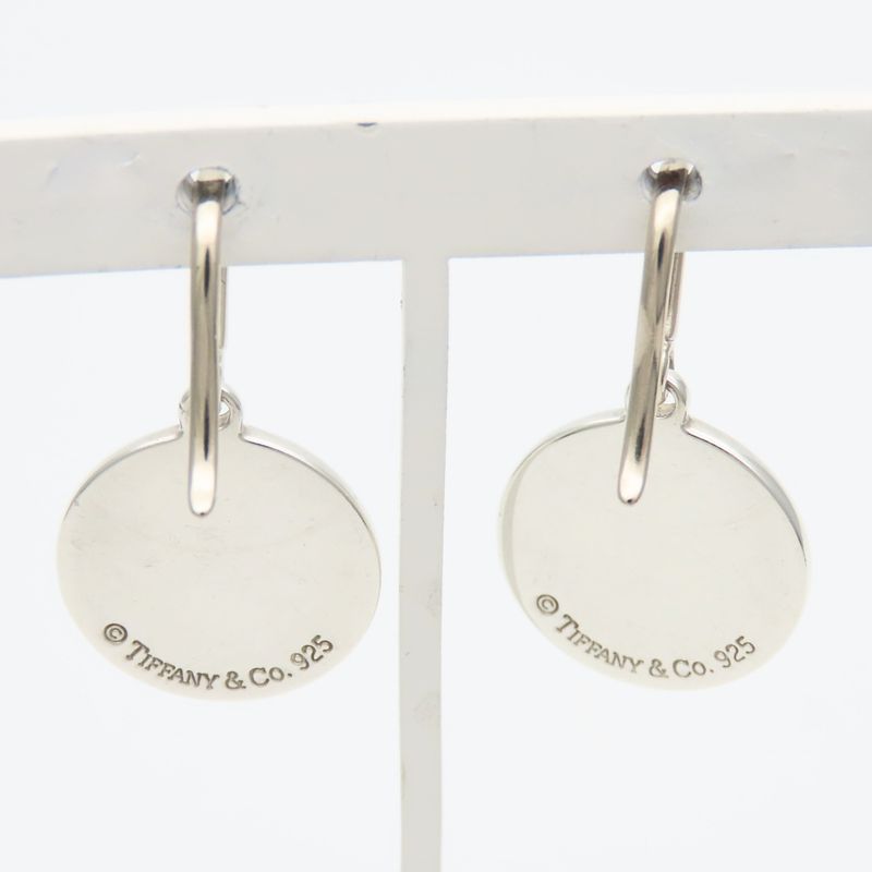 Tiffany & Co Earrings Return to Round Silver Hook