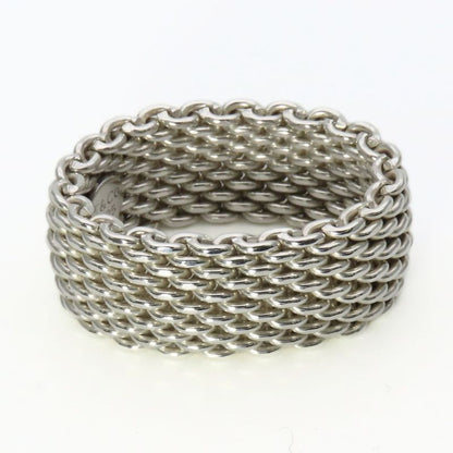Tiffany & Co Ring Somerset Silver Mesh