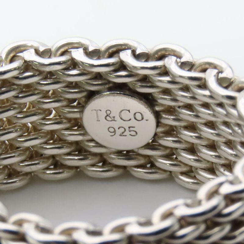 Tiffany & Co Ring Somerset Silver Mesh