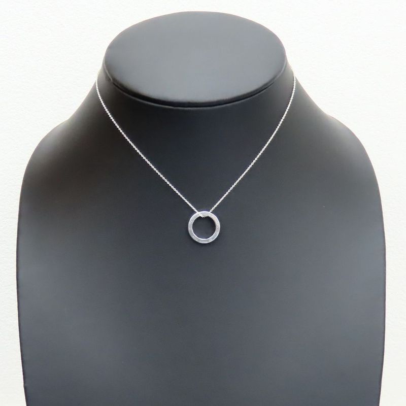 Tiffany & Co Necklace Circle Silver Standard
