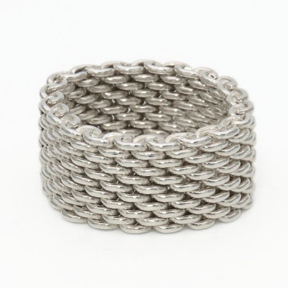 Tiffany & Co Ring Somerset Silver Mesh