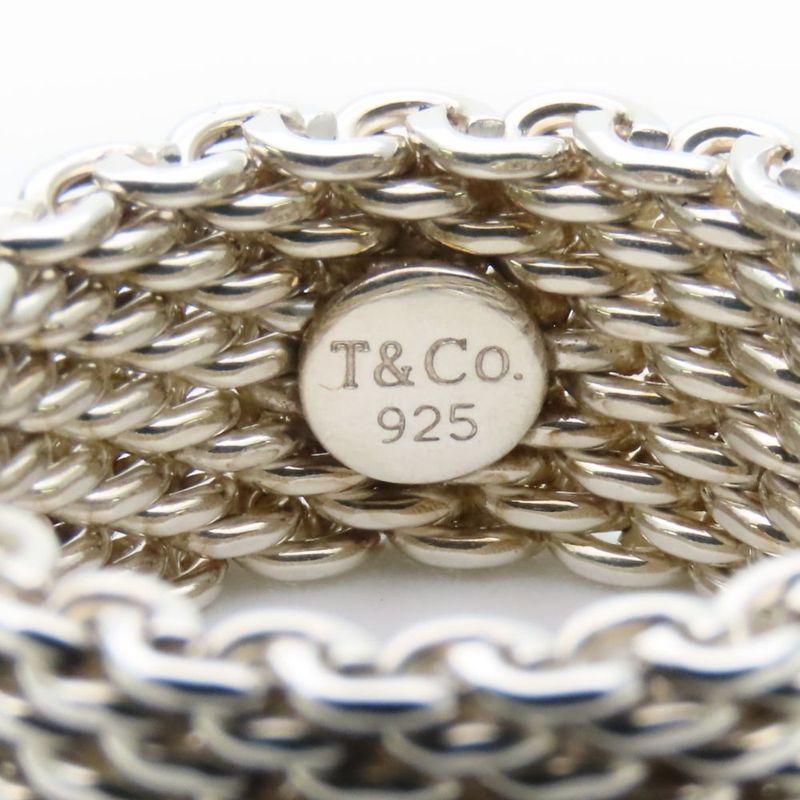 Tiffany & Co Ring Somerset Silver Mesh