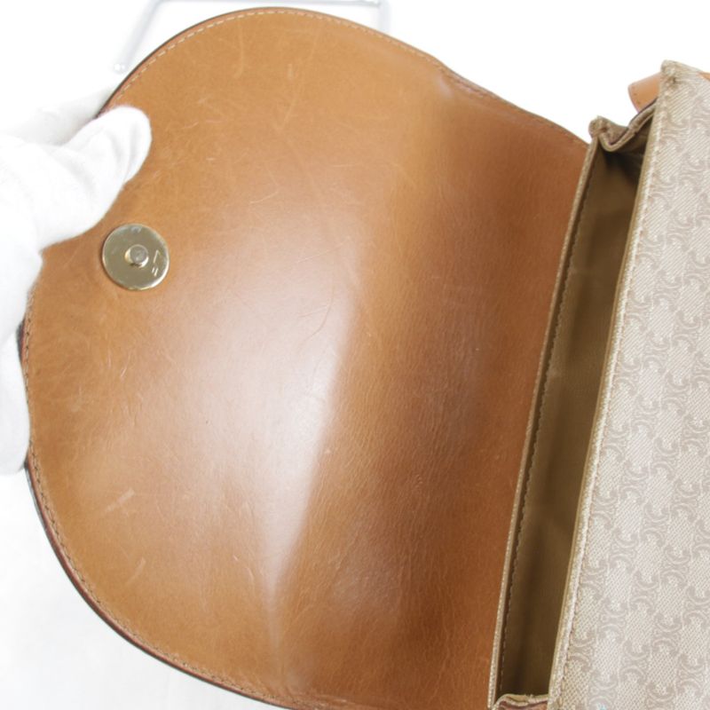 Celine Macadam Round Shoulder Bag