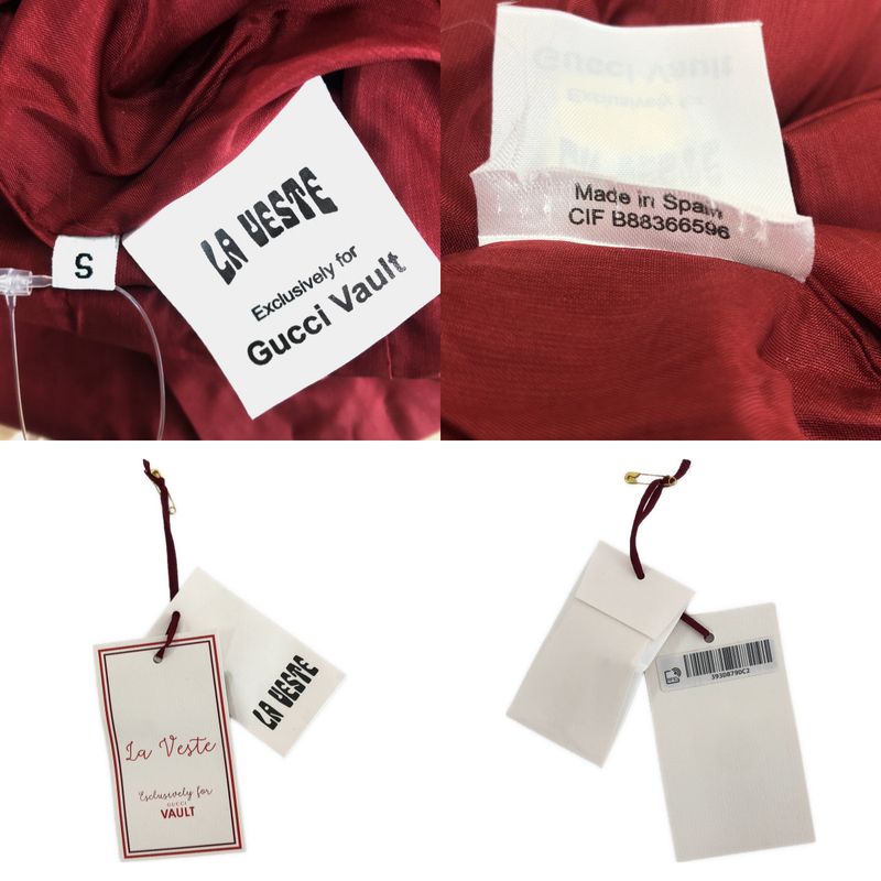 Gucci Vault la Veste Custom Velvet Tuck Gathered Belted Dress