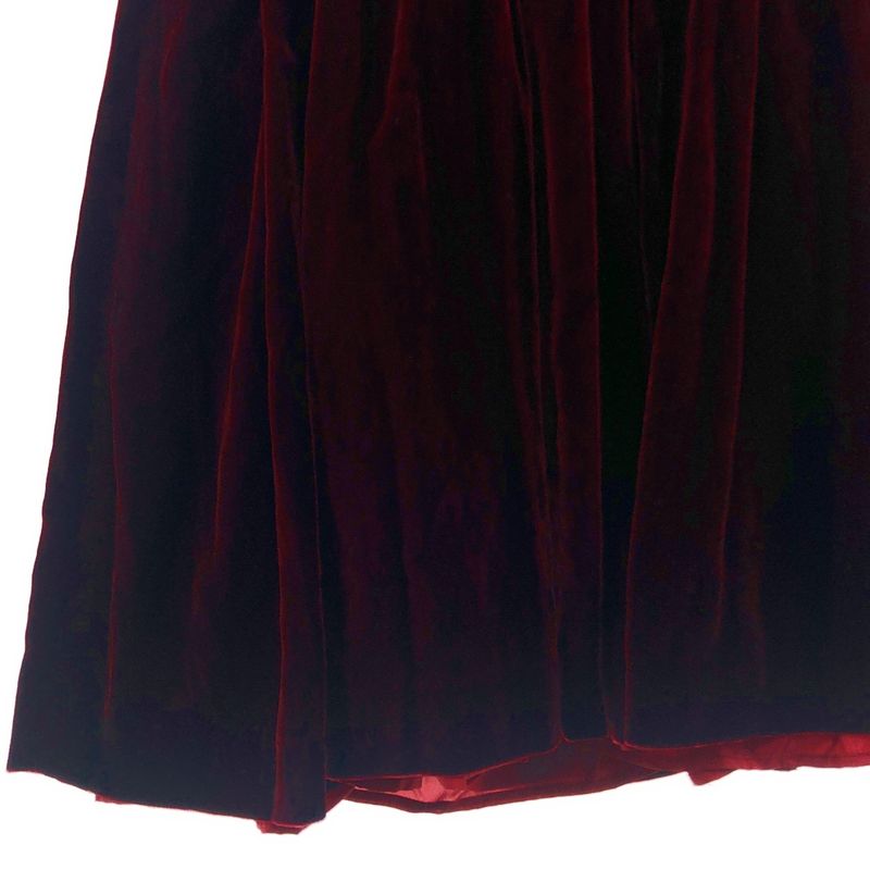 Gucci Vault la Veste Custom Velvet Tuck Gathered Belted Dress