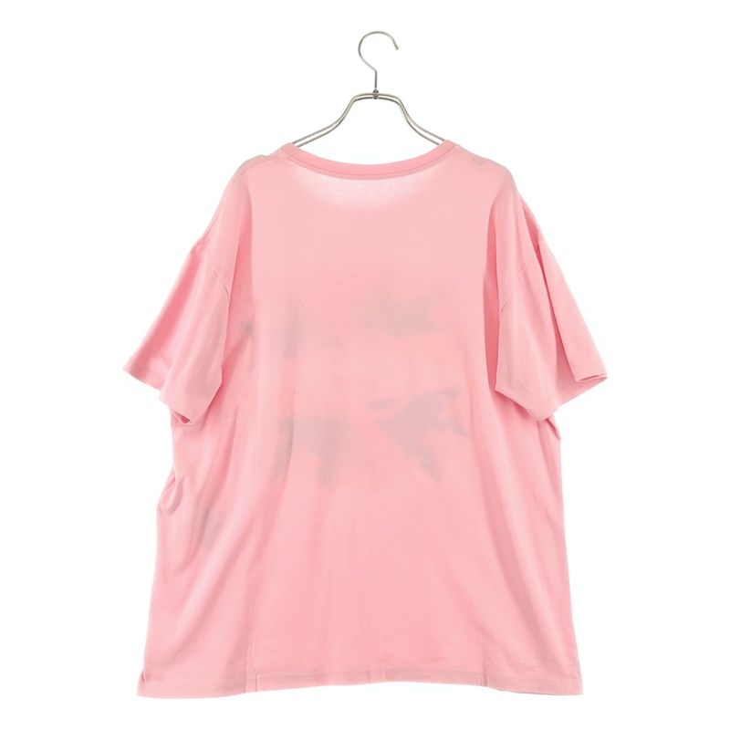 Gucci Inter Locking Star Print T-Shirt L Pink