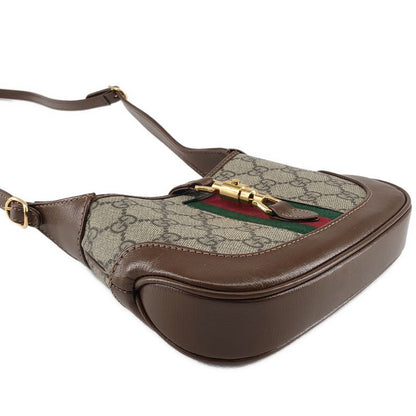Gucci Jackie GG Supreme Shoulder Bag Beige
