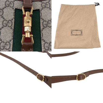 Gucci Jackie GG Supreme Shoulder Bag Beige