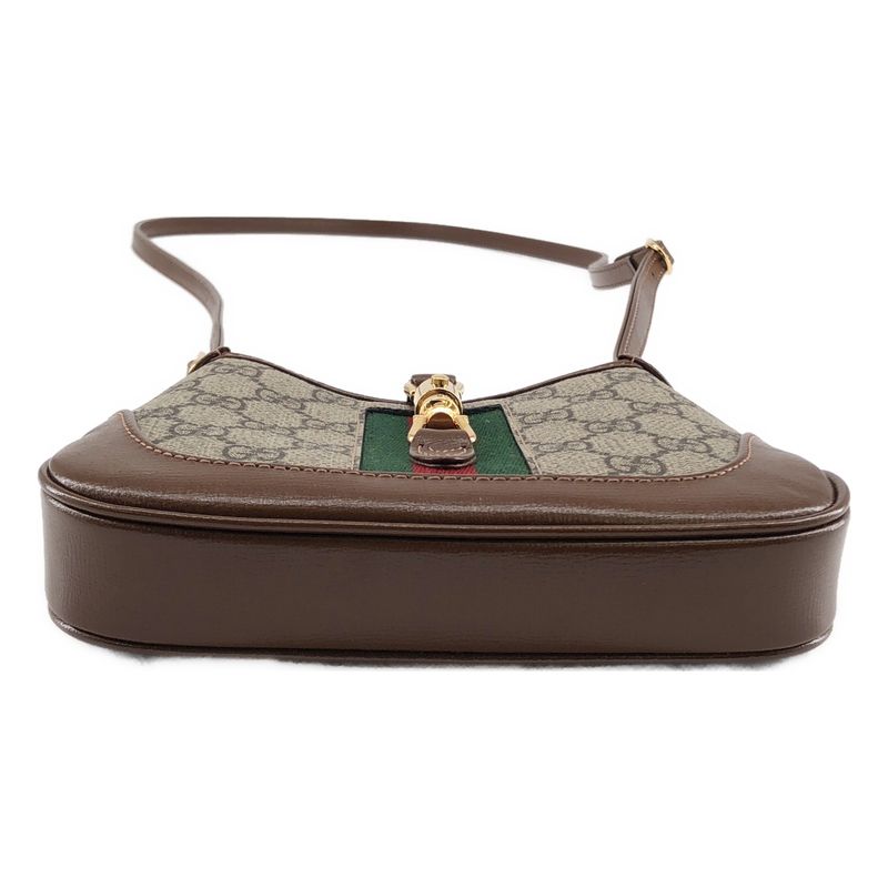 Gucci Jackie GG Supreme Shoulder Bag Beige