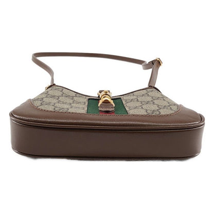 Gucci Jackie GG Supreme Shoulder Bag Beige