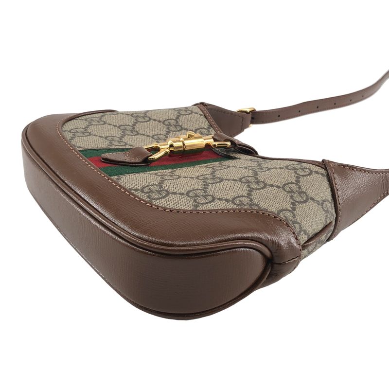 Gucci Jackie GG Supreme Shoulder Bag Beige