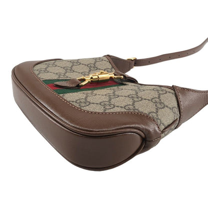 Gucci Jackie GG Supreme Shoulder Bag Beige