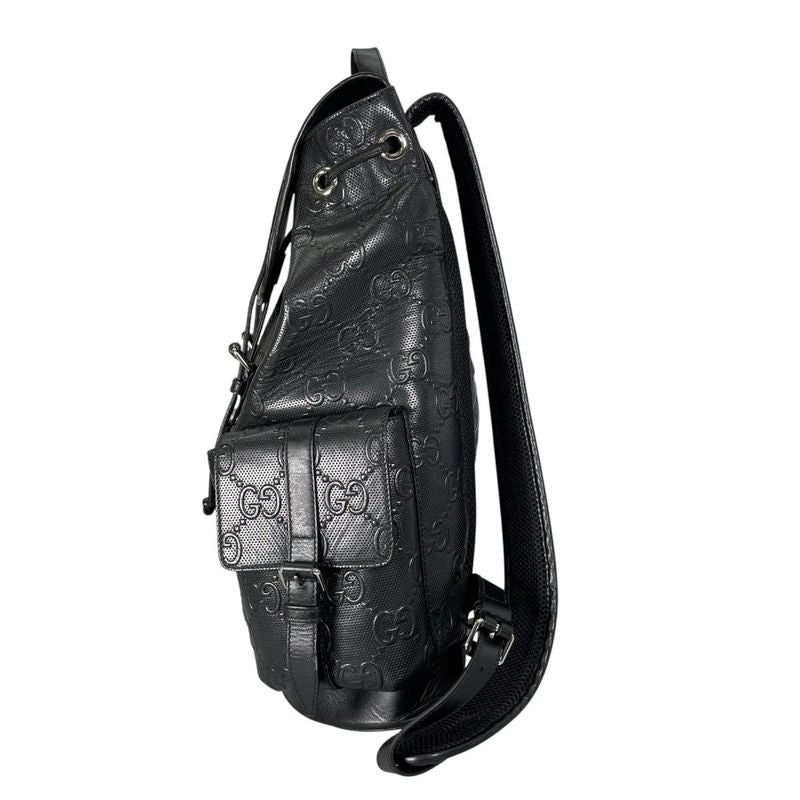 Gucci Backpack GG Emboss Black