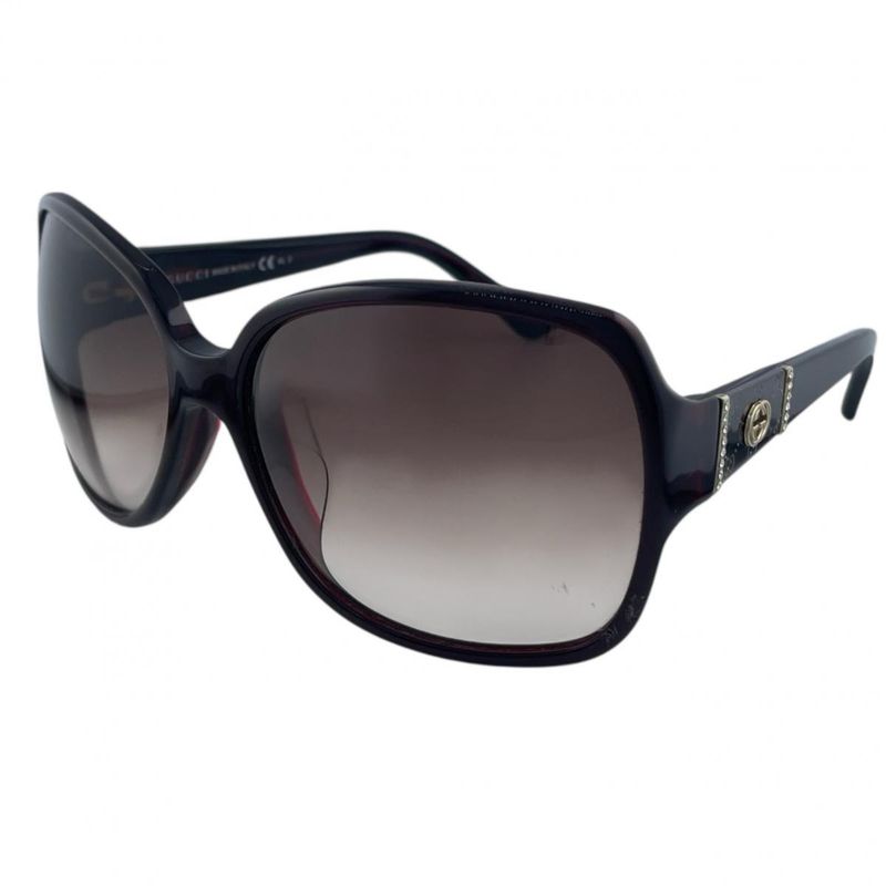 Gucci S Sunglasses Interlocking Red Eyewear