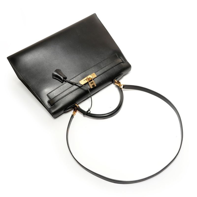 Hermes Handbag Kelly 35 Box Calf